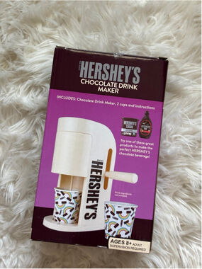 Hersheys Chocolate Milk/Drink Maker Kids Adult Collectors Hershey Electronic Mix